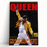 Queen 1984 Milan Concert Poster - Palazzo Dello Sport