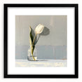 Minimalist Tulip Wall Art - Modern Living Room Canvas & Framed Print
