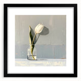 Minimalist Tulip Wall Art - Modern Living Room Canvas & Framed Print