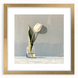 Minimalist Tulip Wall Art - Modern Living Room Canvas & Framed Print