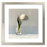 Minimalist Tulip Wall Art - Modern Living Room Canvas & Framed Print