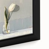 Minimalist Tulip Wall Art - Modern Living Room Canvas & Framed Print