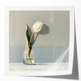 Minimalist Tulip Wall Art - Modern Living Room Canvas & Framed Print