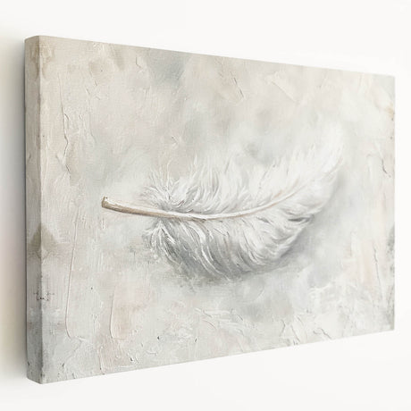 Abstract minimalist wall art on stretched canvas showcasing a modern geometric design in soft earth tones, perfect for contemporary home décor.