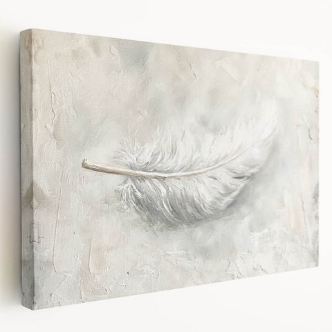 Abstract minimalist wall art on stretched canvas showcasing a modern geometric design in soft earth tones, perfect for contemporary home décor.