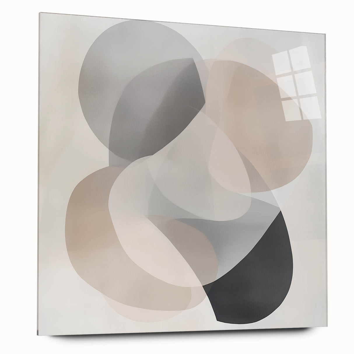 Contemporary Abstract Canvas – Soft Minimal Geometric Wall Art