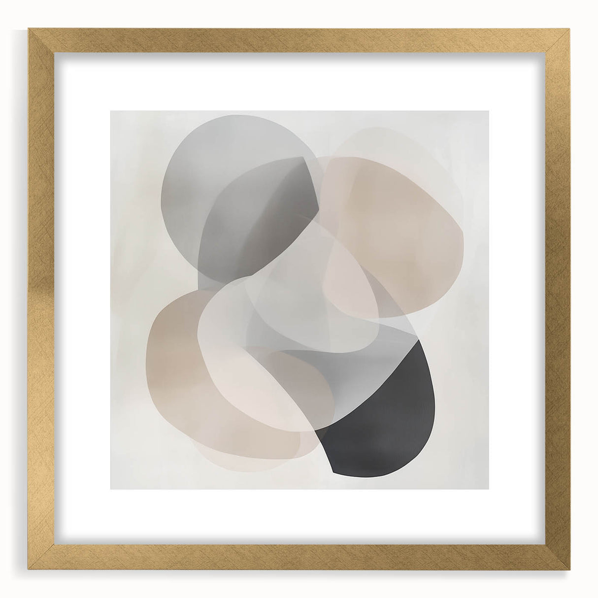 Contemporary Abstract Canvas – Soft Minimal Geometric Wall Art
