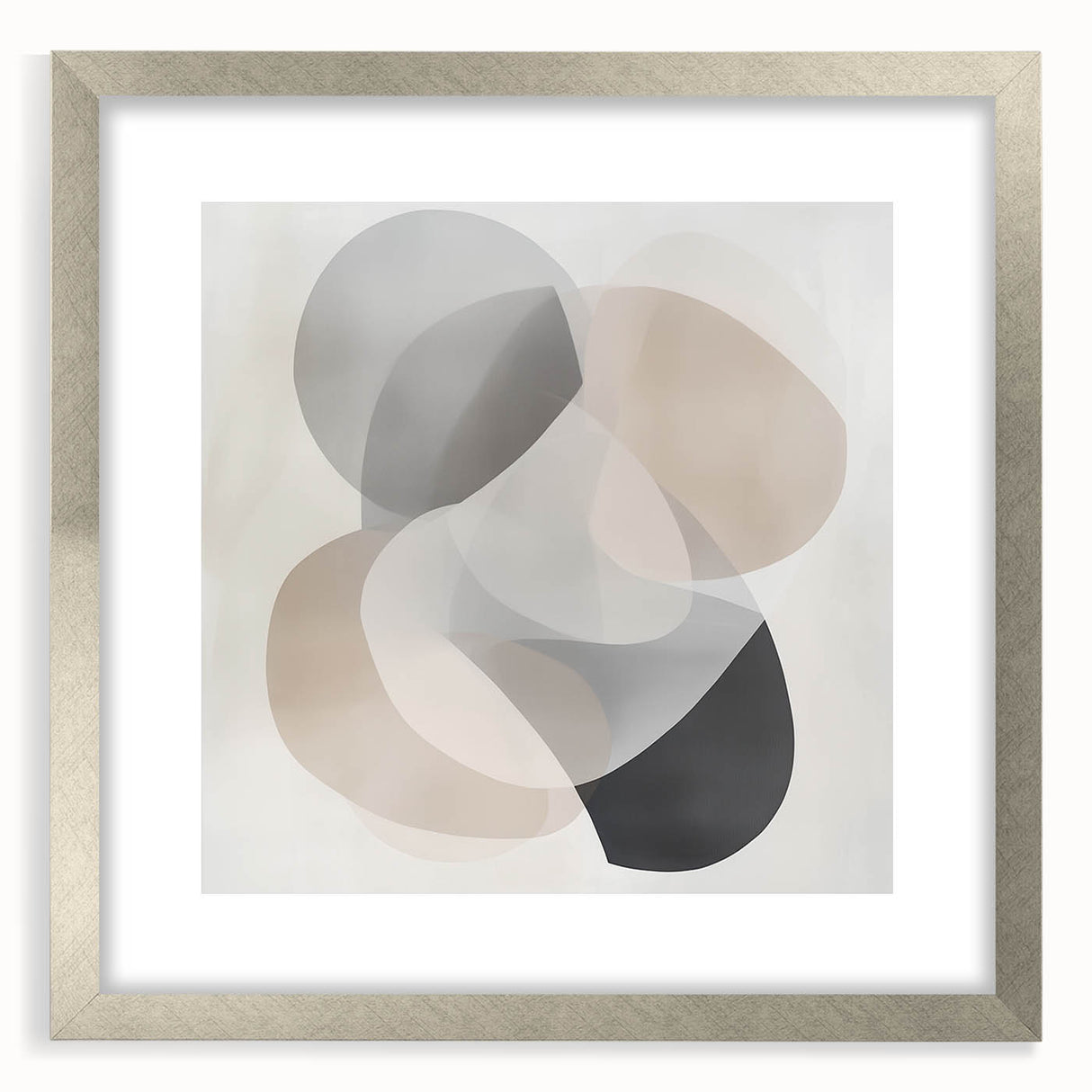 Contemporary Abstract Canvas – Soft Minimal Geometric Wall Art