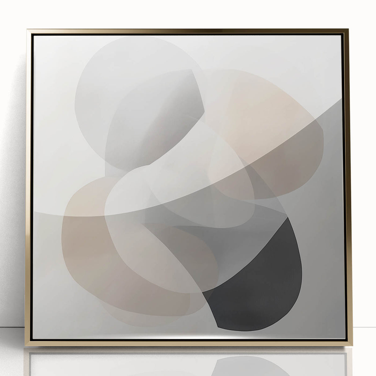 Contemporary Abstract Canvas – Soft Minimal Geometric Wall Art