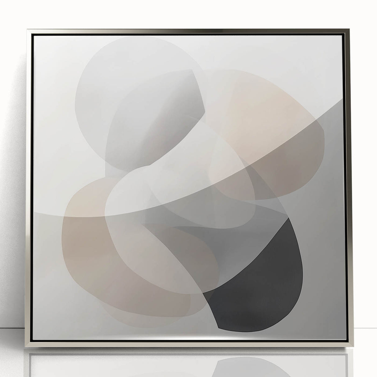Contemporary Abstract Canvas – Soft Minimal Geometric Wall Art