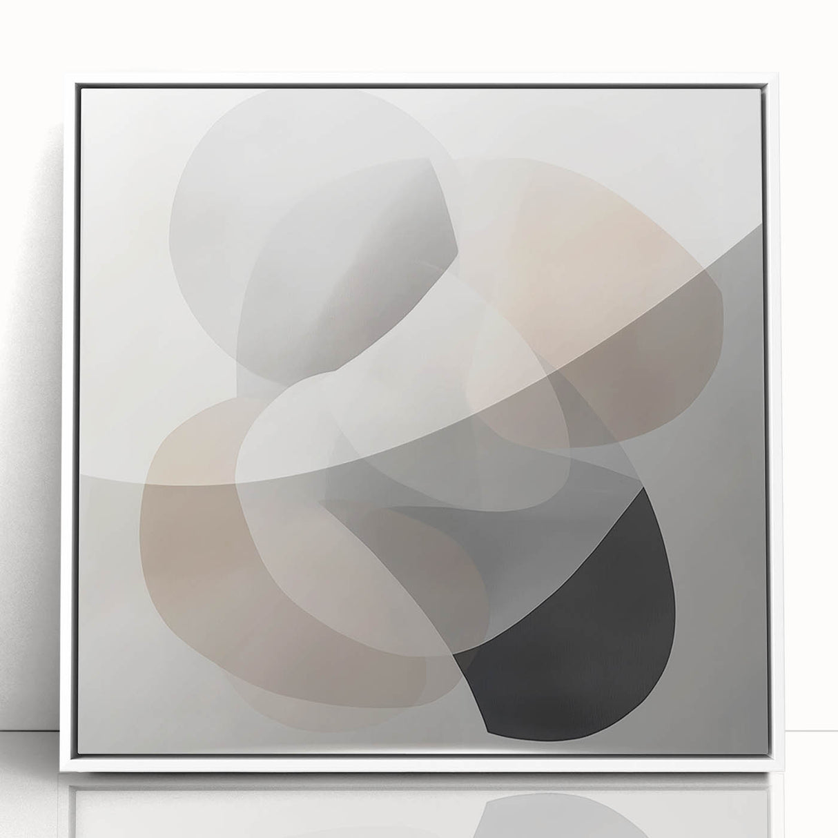 Contemporary Abstract Canvas – Soft Minimal Geometric Wall Art