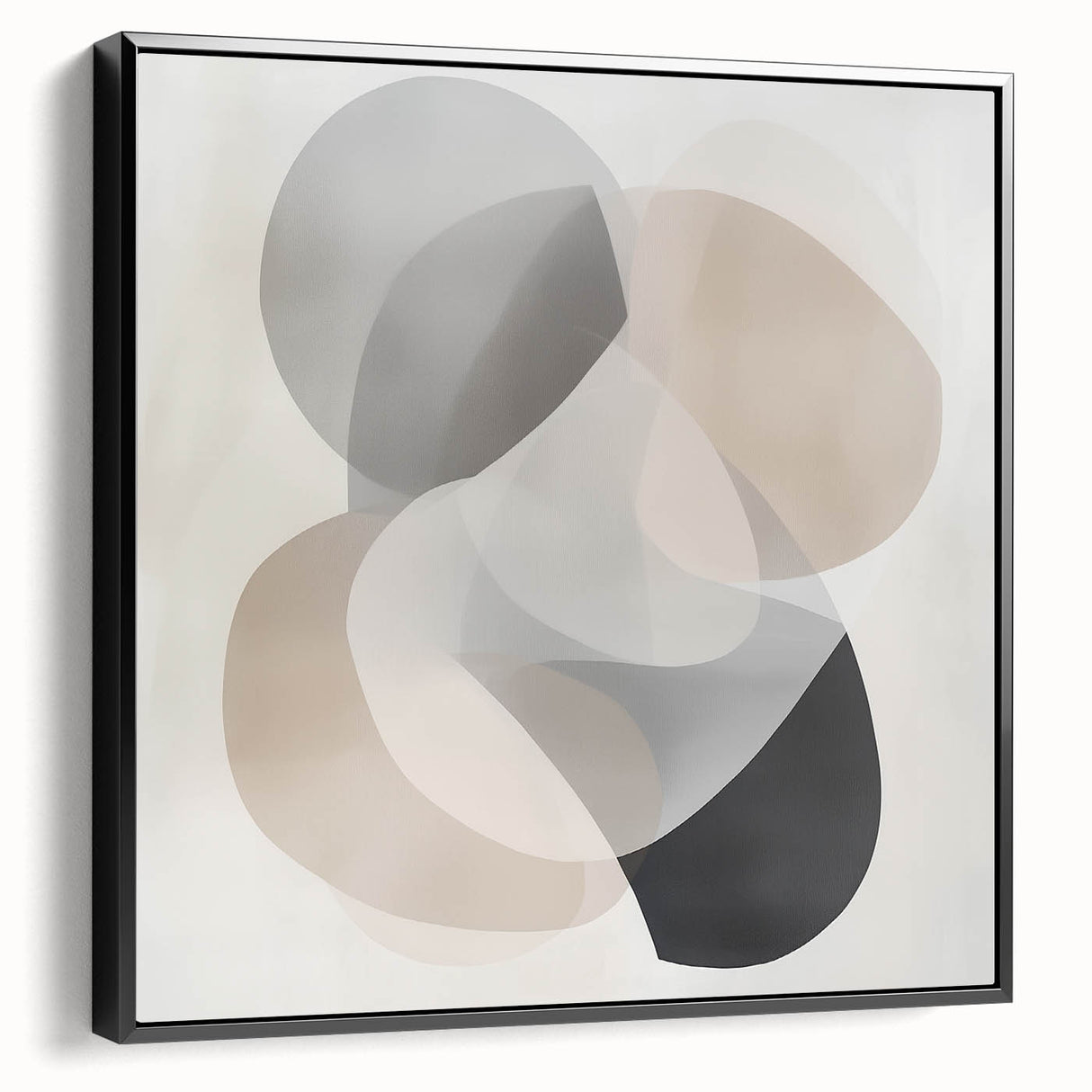 Contemporary Abstract Canvas – Soft Minimal Geometric Wall Art