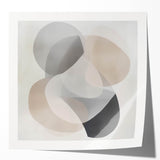 Contemporary Abstract Canvas – Soft Minimal Geometric Wall Art