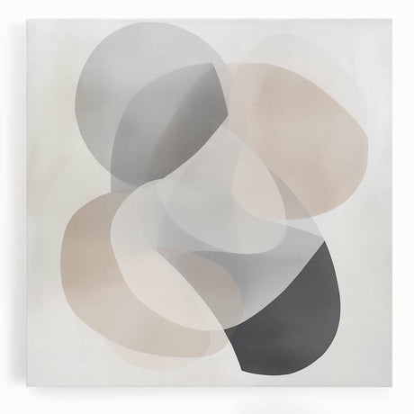Contemporary Abstract Canvas – Soft Minimal Geometric Wall Art