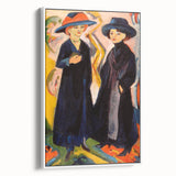 Expressionist Art: Two Women - Vibrant Abstract Expressionism Painting