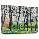 Cézanne Chestnut Trees at Jas de Bouffan - Impressionist Wall Art