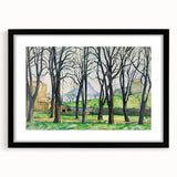 Cézanne Chestnut Trees at Jas de Bouffan - Impressionist Wall Art