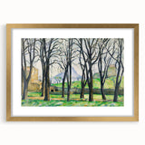 Cézanne Chestnut Trees at Jas de Bouffan - Impressionist Wall Art
