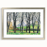 Cézanne Chestnut Trees at Jas de Bouffan - Impressionist Wall Art
