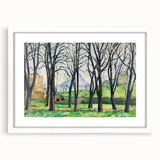 Cézanne Chestnut Trees at Jas de Bouffan - Impressionist Wall Art