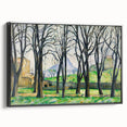 Cézanne Chestnut Trees at Jas de Bouffan - Impressionist Wall Art