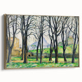 Cézanne Chestnut Trees at Jas de Bouffan - Impressionist Wall Art