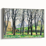 Cézanne Chestnut Trees at Jas de Bouffan - Impressionist Wall Art