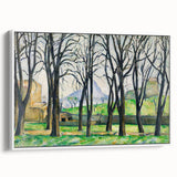 Cézanne Chestnut Trees at Jas de Bouffan - Impressionist Wall Art