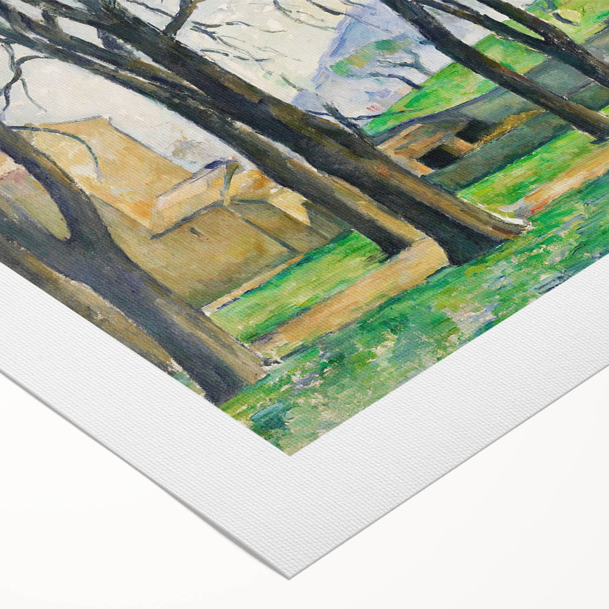 Cézanne Chestnut Trees at Jas de Bouffan - Impressionist Wall Art