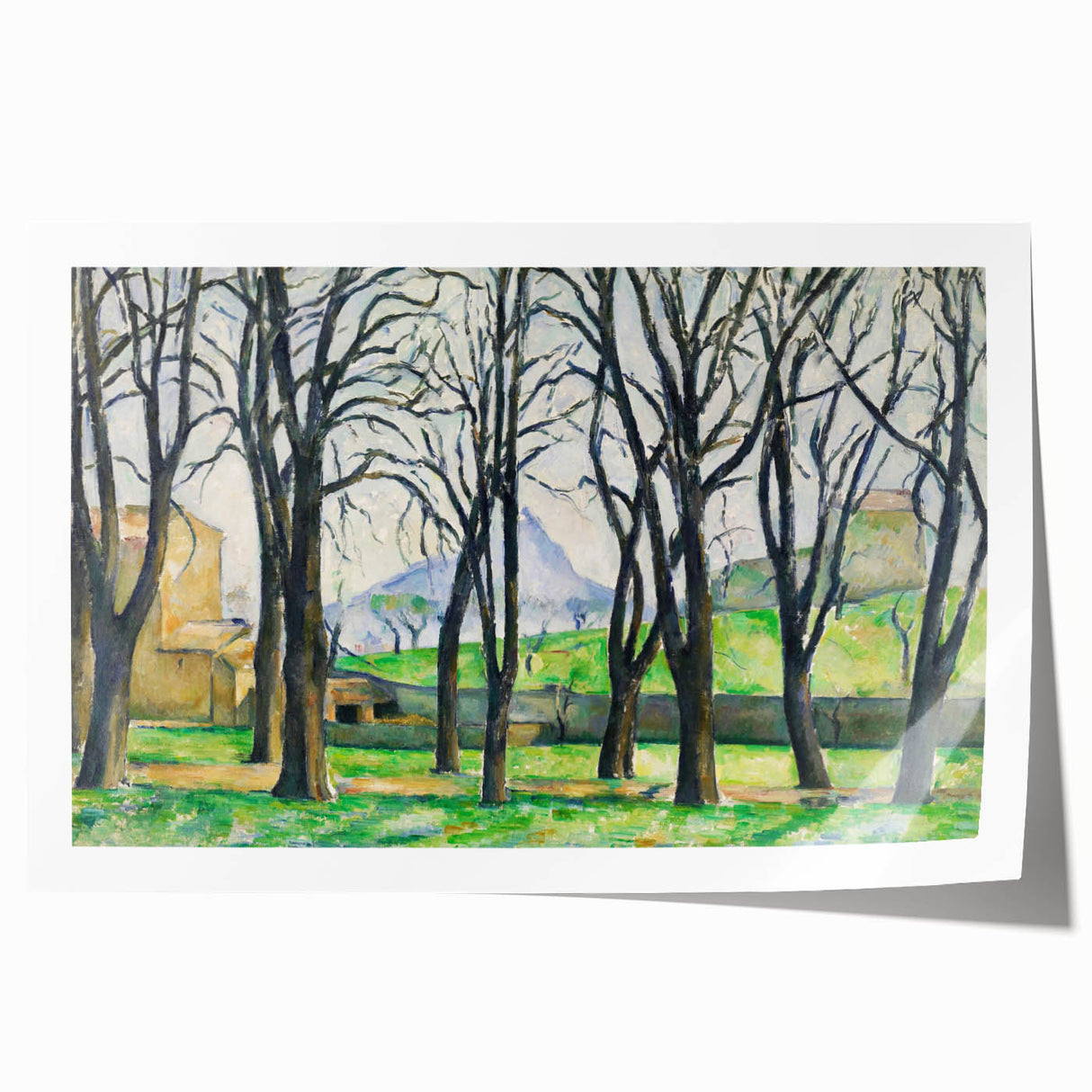 Cézanne Chestnut Trees at Jas de Bouffan - Impressionist Wall Art