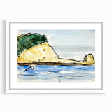 Modern Wall Art - Target Rock by Arthur Dove - Coastal Landscape Decor