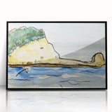 Modern Wall Art - Target Rock by Arthur Dove - Coastal Landscape Decor
