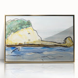 Modern Wall Art - Target Rock by Arthur Dove - Coastal Landscape Decor
