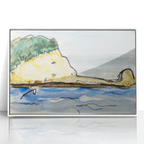 Modern Wall Art - Target Rock by Arthur Dove - Coastal Landscape Decor