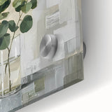 Minimalist Eucalyptus Wall Art - Modern Canvas for Living Room