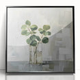 Minimalist Eucalyptus Wall Art - Modern Canvas for Living Room
