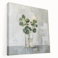Minimalist Eucalyptus Wall Art - Modern Canvas for Living Room