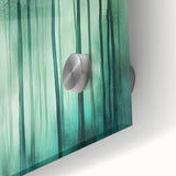 Close-up image of an abstract floral design on acrylic glass, showcasing vibrant colors and intricate details, ideal for modern home décor.