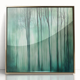 Framed acrylic artwork showcasing vibrant abstract floral designs in gold and pastel hues, perfect for modern home decor. This eye-catching piece adds elegance to any room.