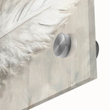 Abstract minimalist wall art close-up showcasing a mix of soft pastel colors and geometric shapes, ideal for modern home decor and stylish interiors.