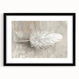 Abstract minimalist wall art featuring a sleek black frame and mat, showcasing a modern design that enhances contemporary decor in any setting.