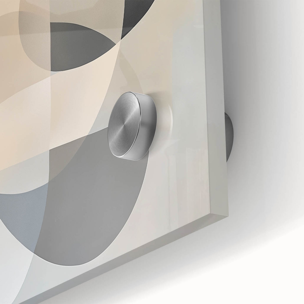 Geometric Abstract Wall Decor – Soft Neutral Modern Artwork