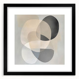 Geometric Abstract Wall Decor – Soft Neutral Modern Artwork