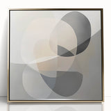 Geometric Abstract Wall Decor – Soft Neutral Modern Artwork
