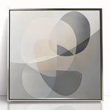 Geometric Abstract Wall Decor – Soft Neutral Modern Artwork