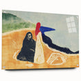 Expressionist Art: Two Women on the Shore - Abstract Expressionism Print