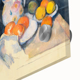 Cézanne Curtain and Fruit Still Life - Impressionist Wall Art Print