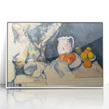 Cézanne Curtain and Fruit Still Life - Impressionist Wall Art Print
