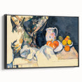 Cézanne Curtain and Fruit Still Life - Impressionist Wall Art Print