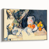 Cézanne Curtain and Fruit Still Life - Impressionist Wall Art Print